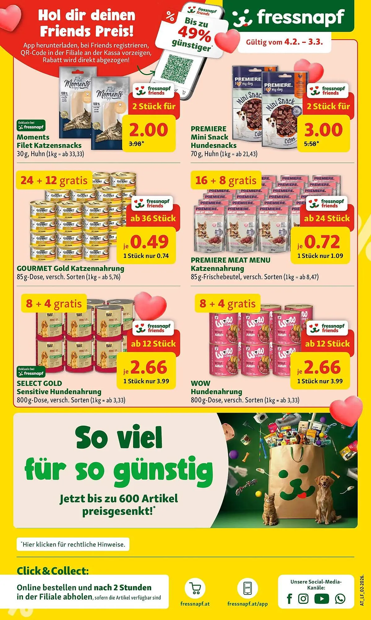 Fressnapf Flugblatt von 4. Februar bis 7. Februar 2026 - Flugblätt seite  8