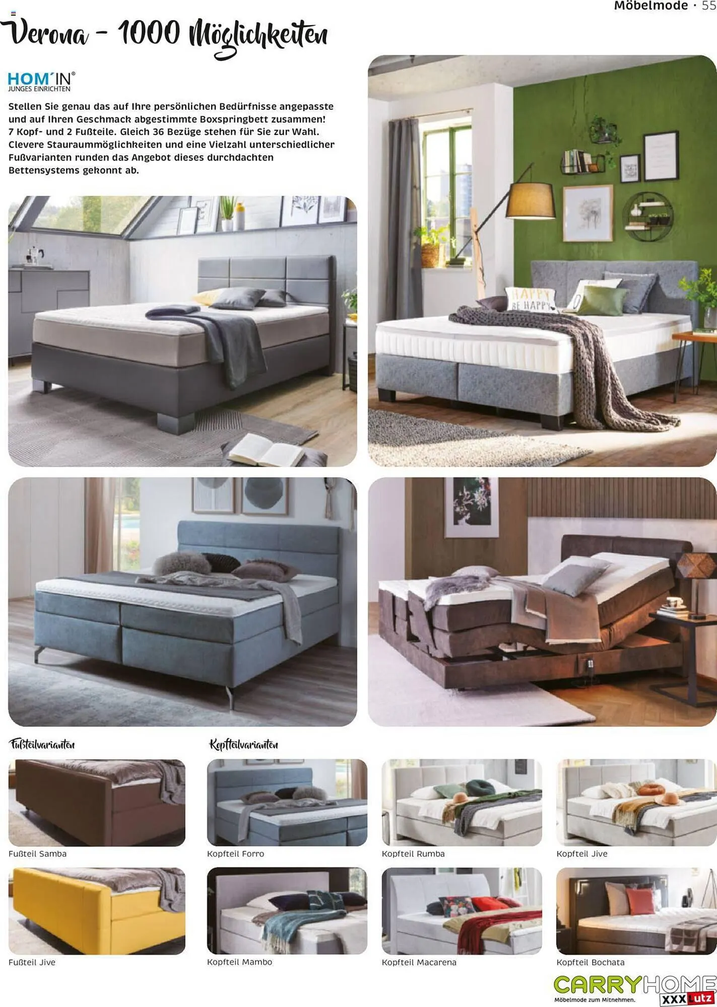 XXXLutz Flugblatt von 5. Juli bis 31. Mai 2024 - Flugblätt seite 55