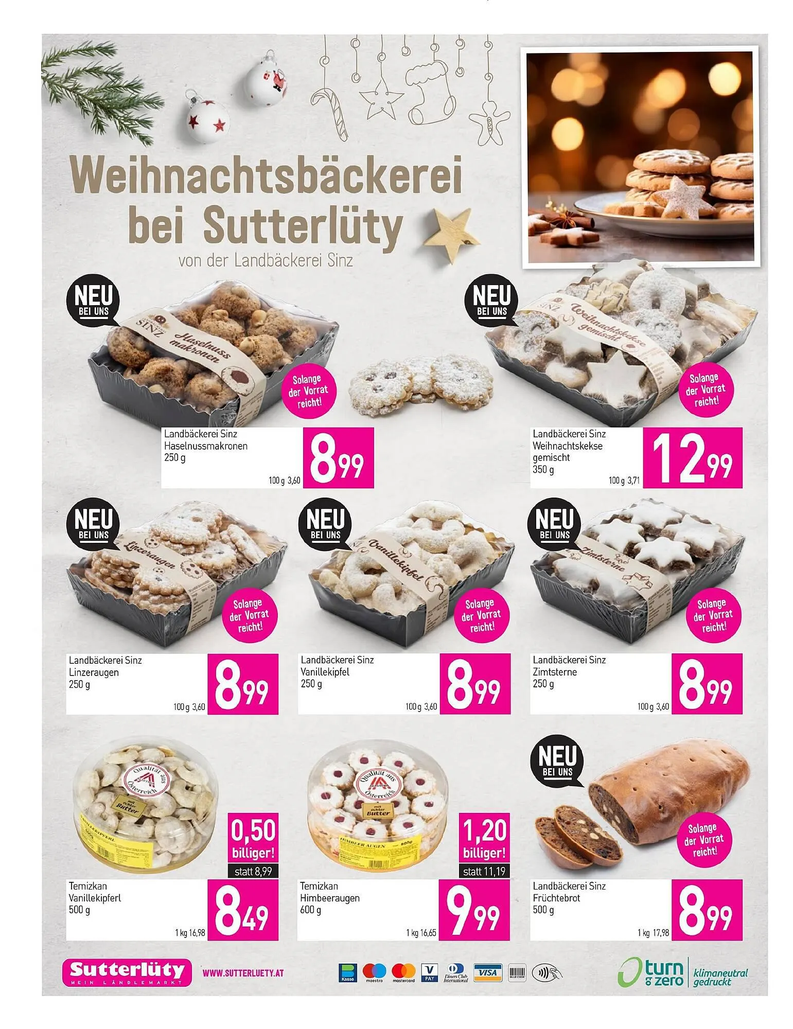 Sutterlüty Flugblatt von 30. November bis 5. Dezember 2023 - Flugblätt seite 20