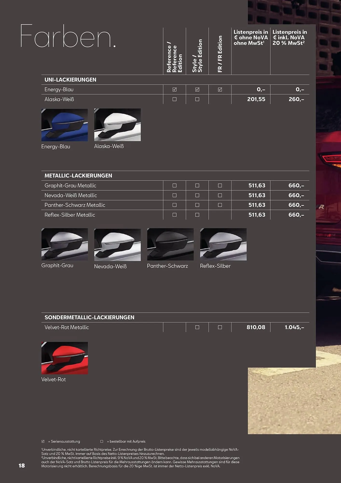 Seat Flugblatt von 1. Mai bis 27. Jänner 2026 - Flugblätt seite  18