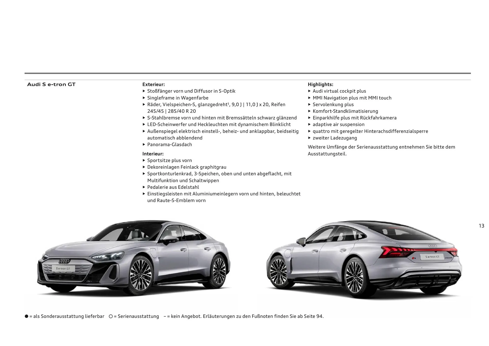 Audi Flugblatt von 20. November bis 22. Juli 2026 - Flugblätt seite  13