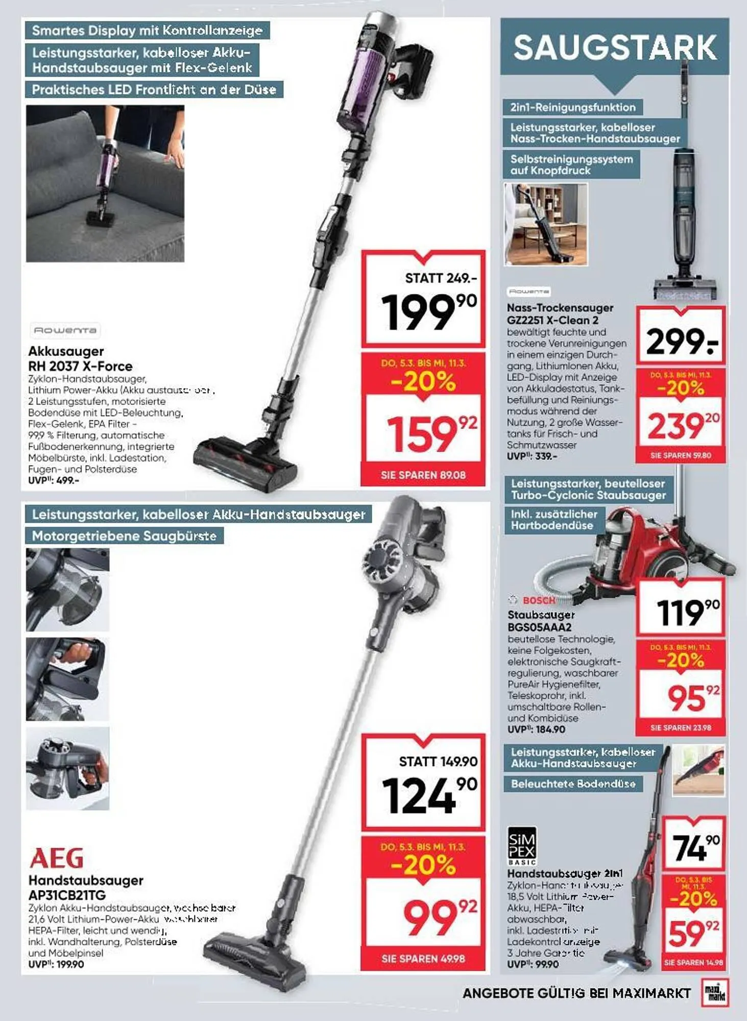 Maximarkt Flugblatt von 5. März bis 11. März 2026 - Flugblätt seite  19