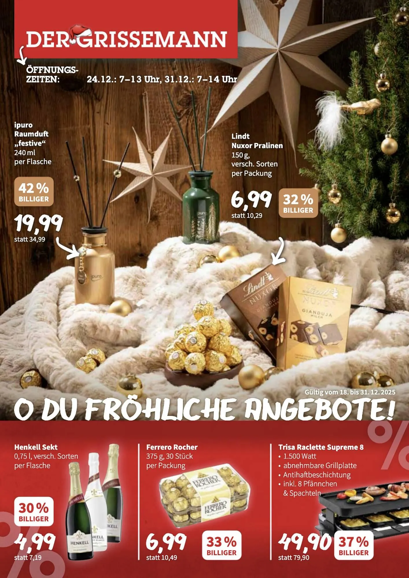 Der Grissemann Flugblatt von 24. Dezember bis 31. Dezember 2025 - Flugblätt seite  1