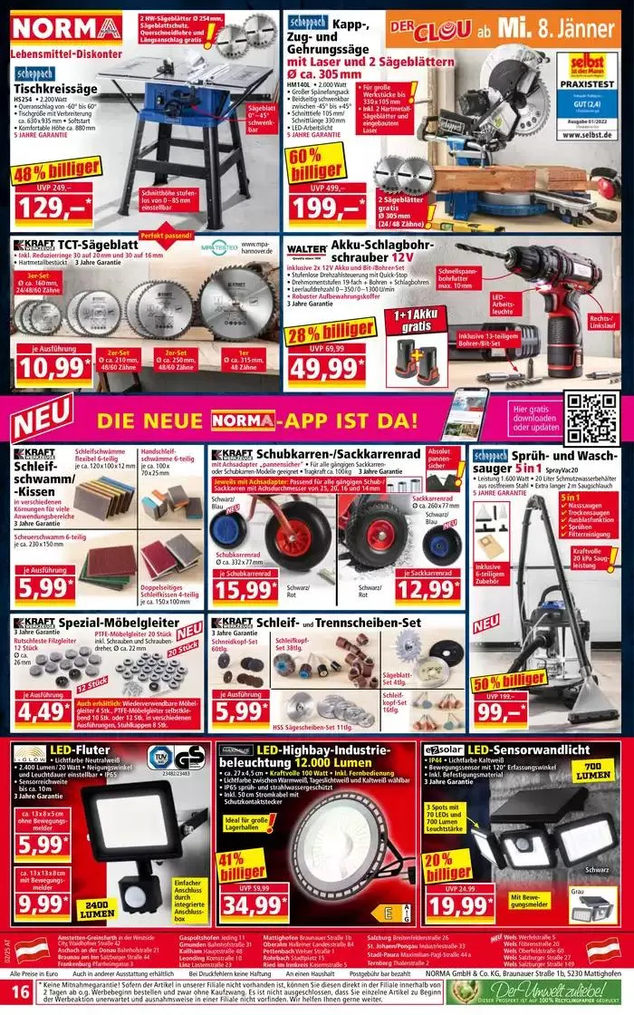 Exklusive Schnäppchen von 7. Jänner bis 11. Jänner 2025 - Flugblätt seite  16