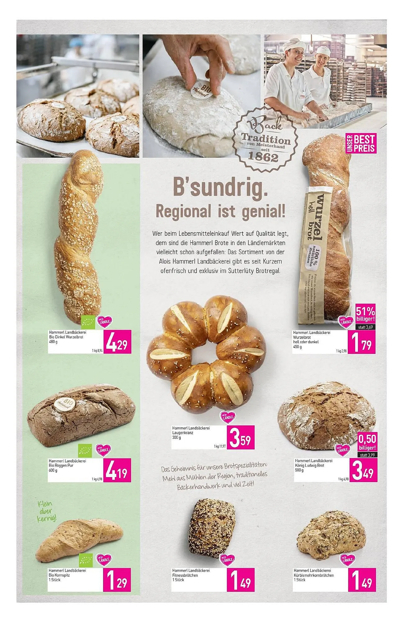 Sutterlüty Flugblatt von 23. November bis 7. Dezember 2023 - Flugblätt seite  14