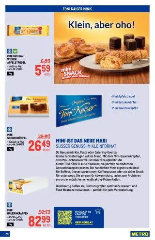 METRO Flugblatt Food von 3. September bis 30. September 2026 - Flugblätt seite  20