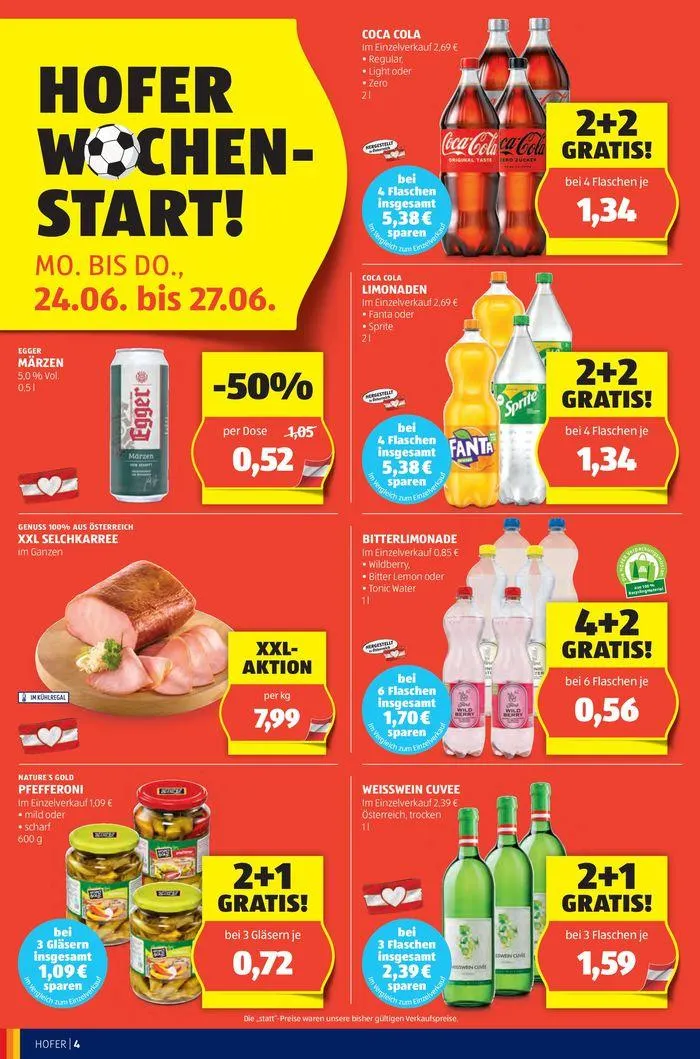 Blättern Sie online im HOFER Flugblatt von 19. Juni bis 3. Juli 2024 - Flugblätt seite 6