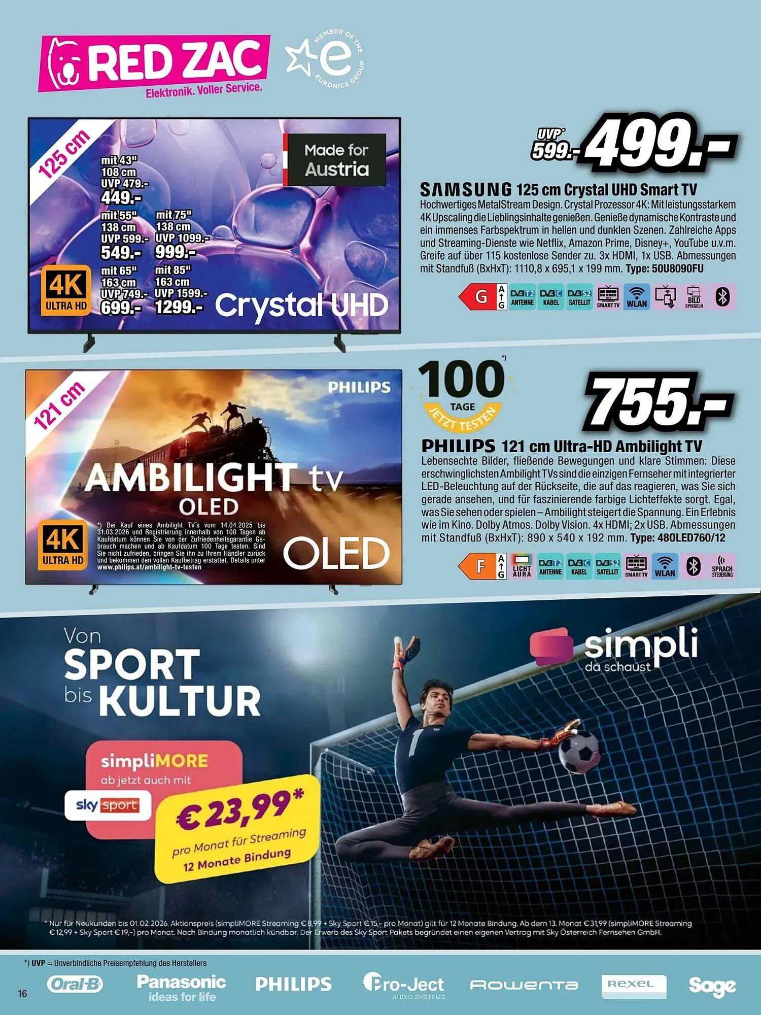 Red Zac Flugblatt von 26. Dezember bis 14. Jänner 2026 - Flugblätt seite  16