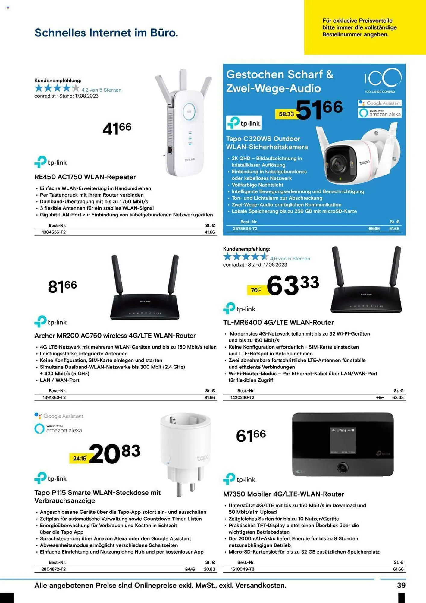 Conrad Flugblatt von 4. September bis 22. Oktober 2023 - Flugblätt seite  41