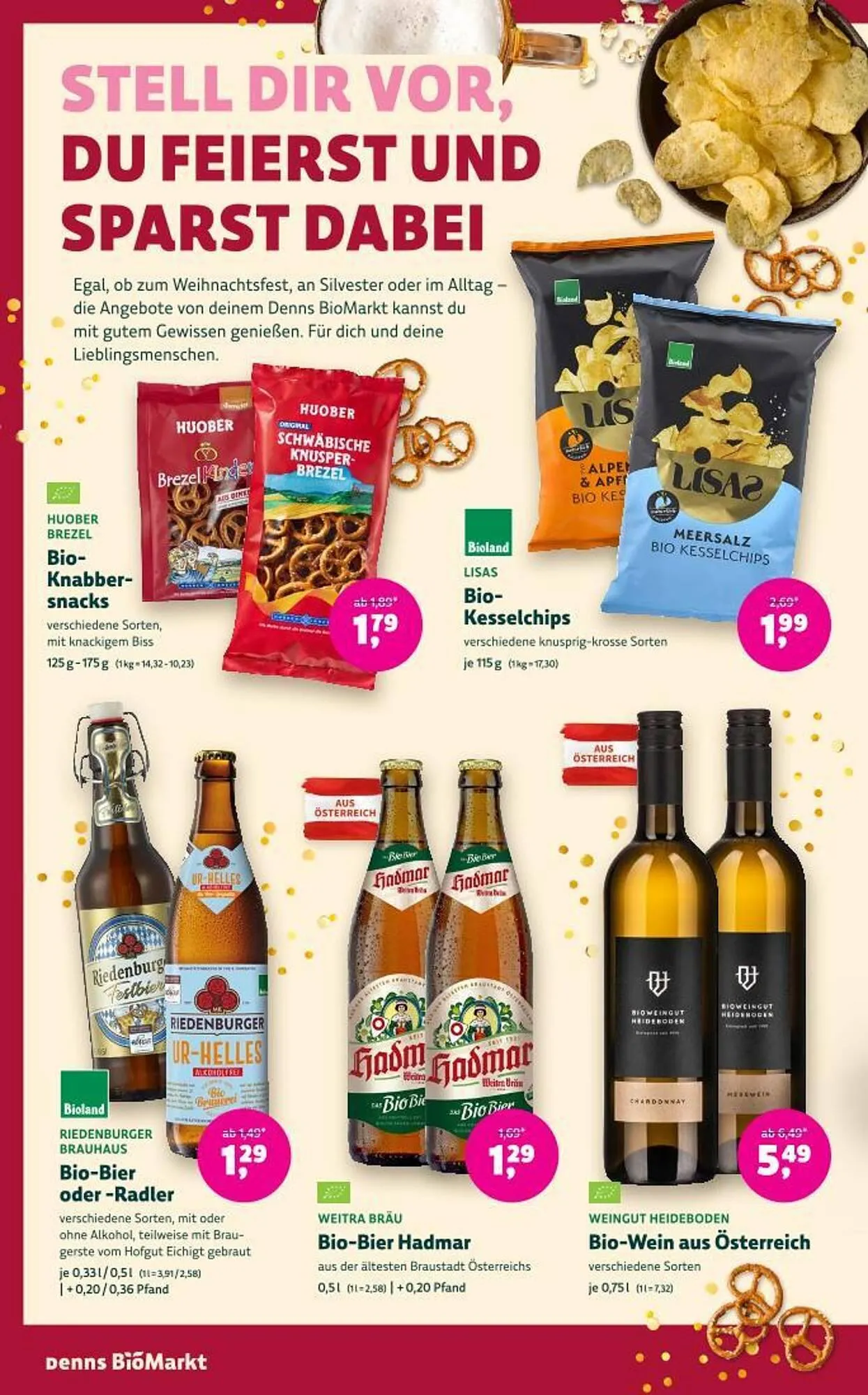 Denn's Biomarkt Flugblatt von 17. Dezember bis 31. Dezember 2025 - Flugblätt seite 14