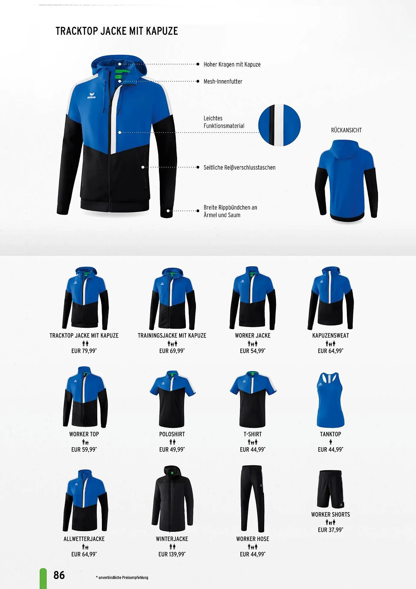 ERIMA Flugblatt von 2. Jänner bis 31. Dezember 2024 - Flugblätt seite  86