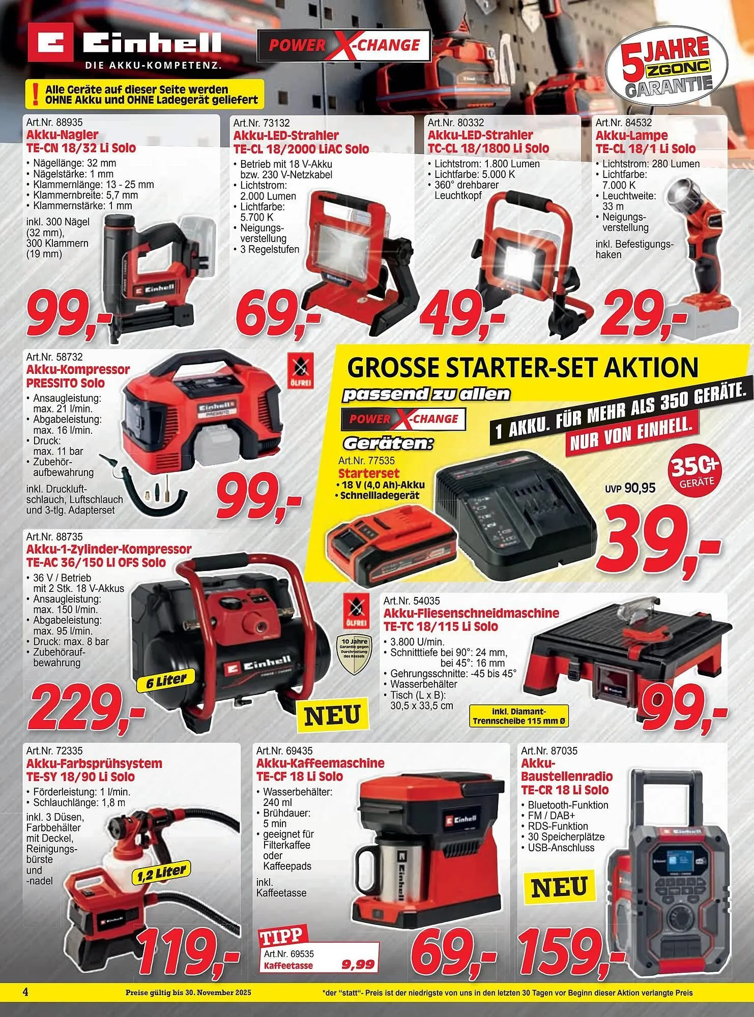 Zgonc Flugblatt von 13. November bis 30. November 2025 - Flugblätt seite 4