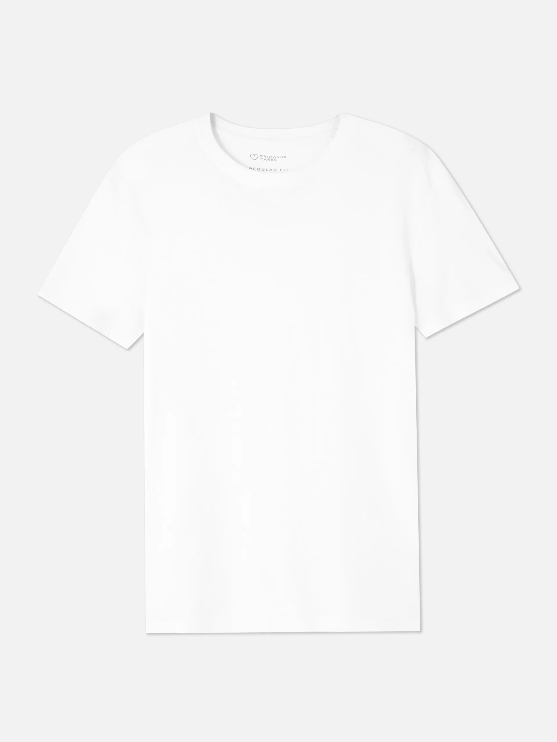 Baumwoll-T-Shirt mit Rundhalsausschnitt