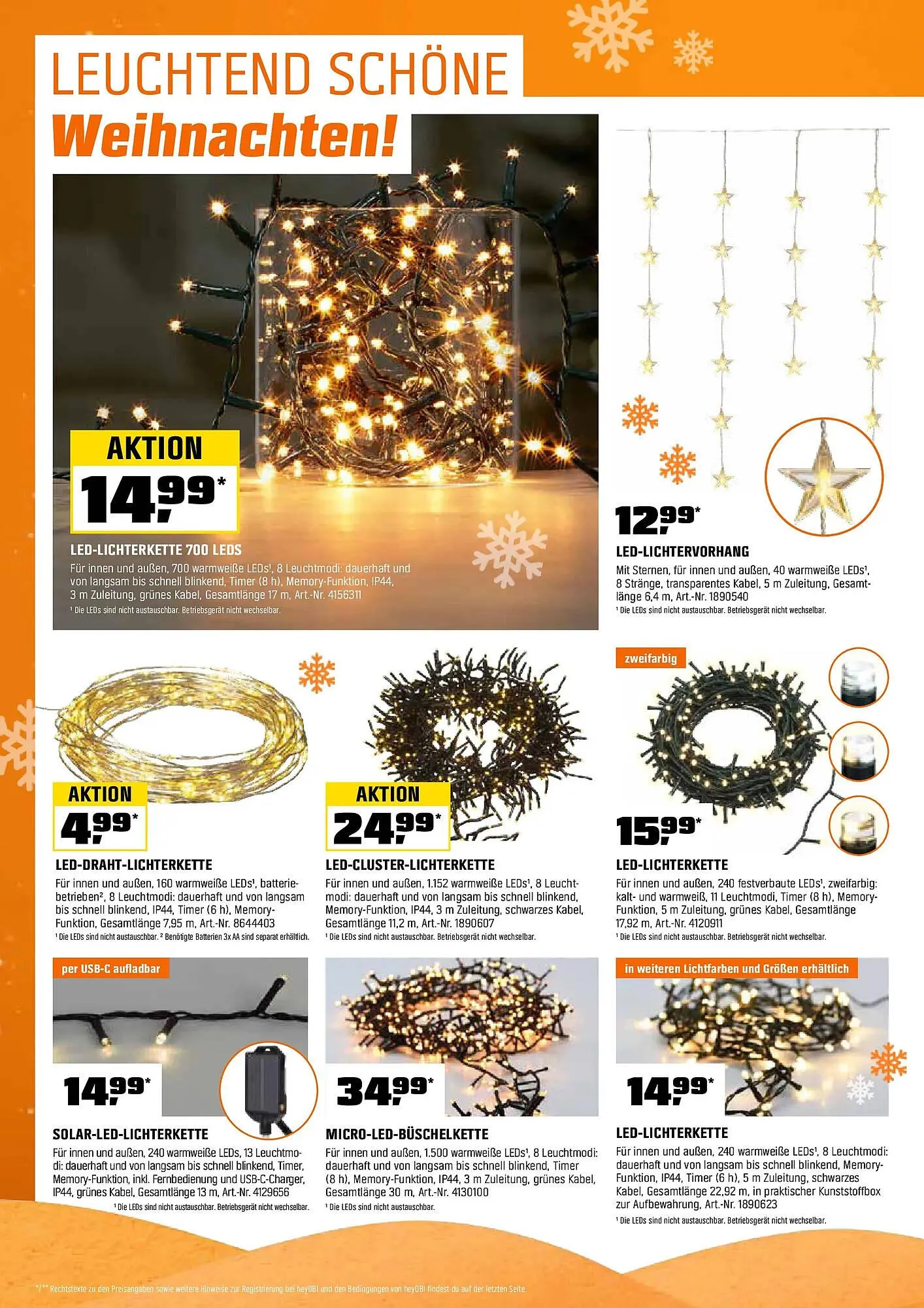 OBI Flugblatt von 1. Dezember bis 14. Dezember 2025 - Flugblätt seite  2