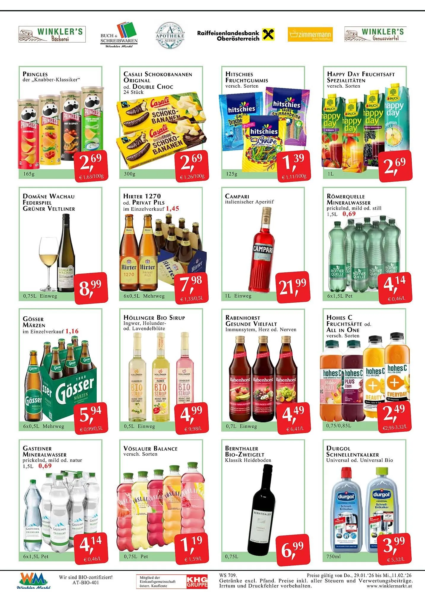 Winkler Markt Flugblatt von 29. Jänner bis 11. Februar 2026 - Flugblätt seite  4