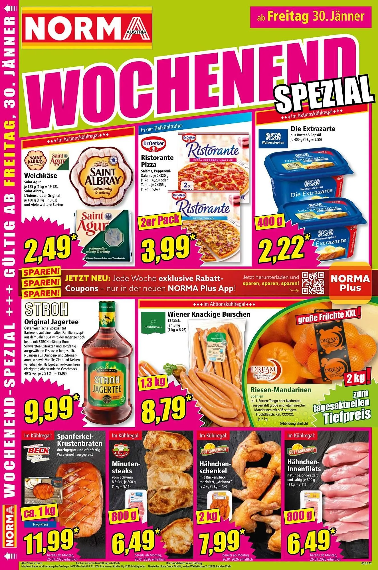 Norma Prospekt von 26. Jänner bis 1. Februar 2026 - Flugblätt seite  18