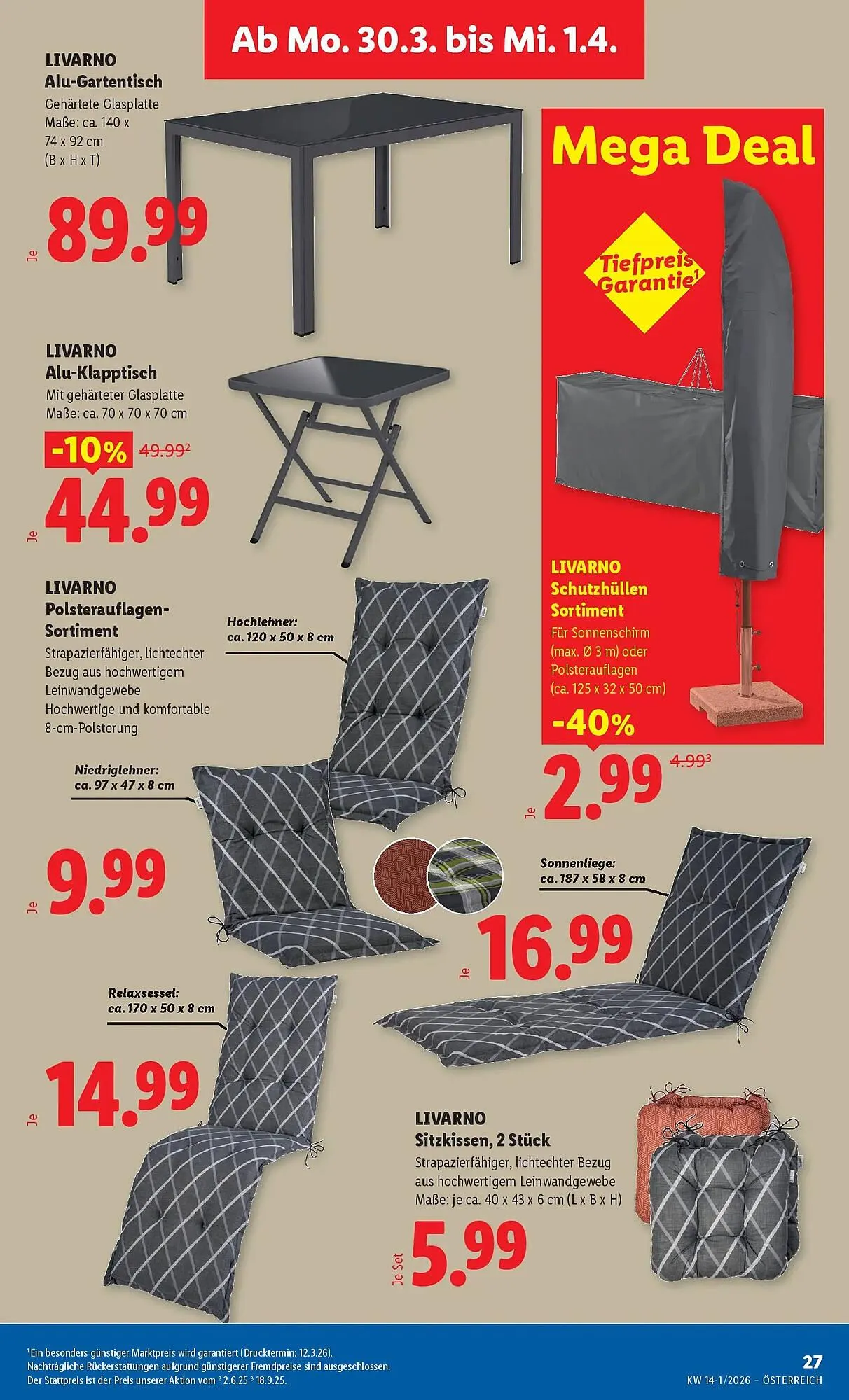 Lidl Flugblatt von 26. März bis 1. April 2026 - Flugblätt seite  32