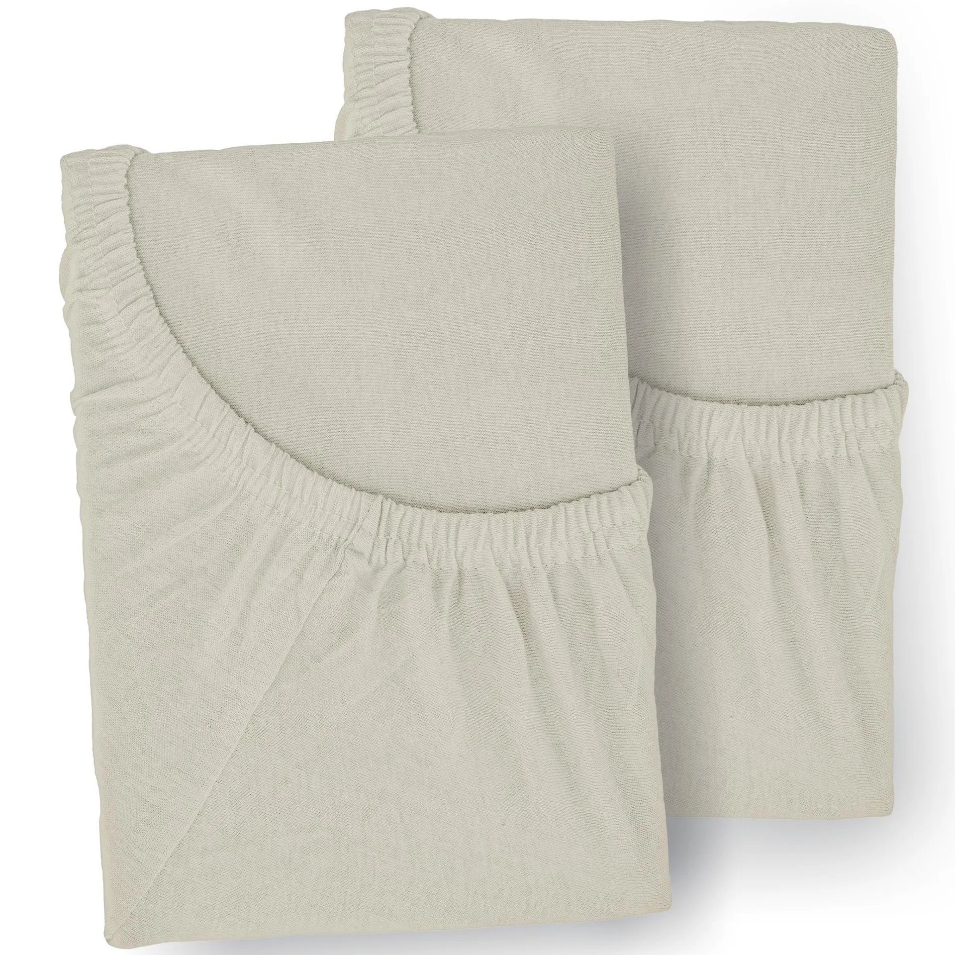 2er Set Jersey Spannbetttücher bis 70 x 140 cm