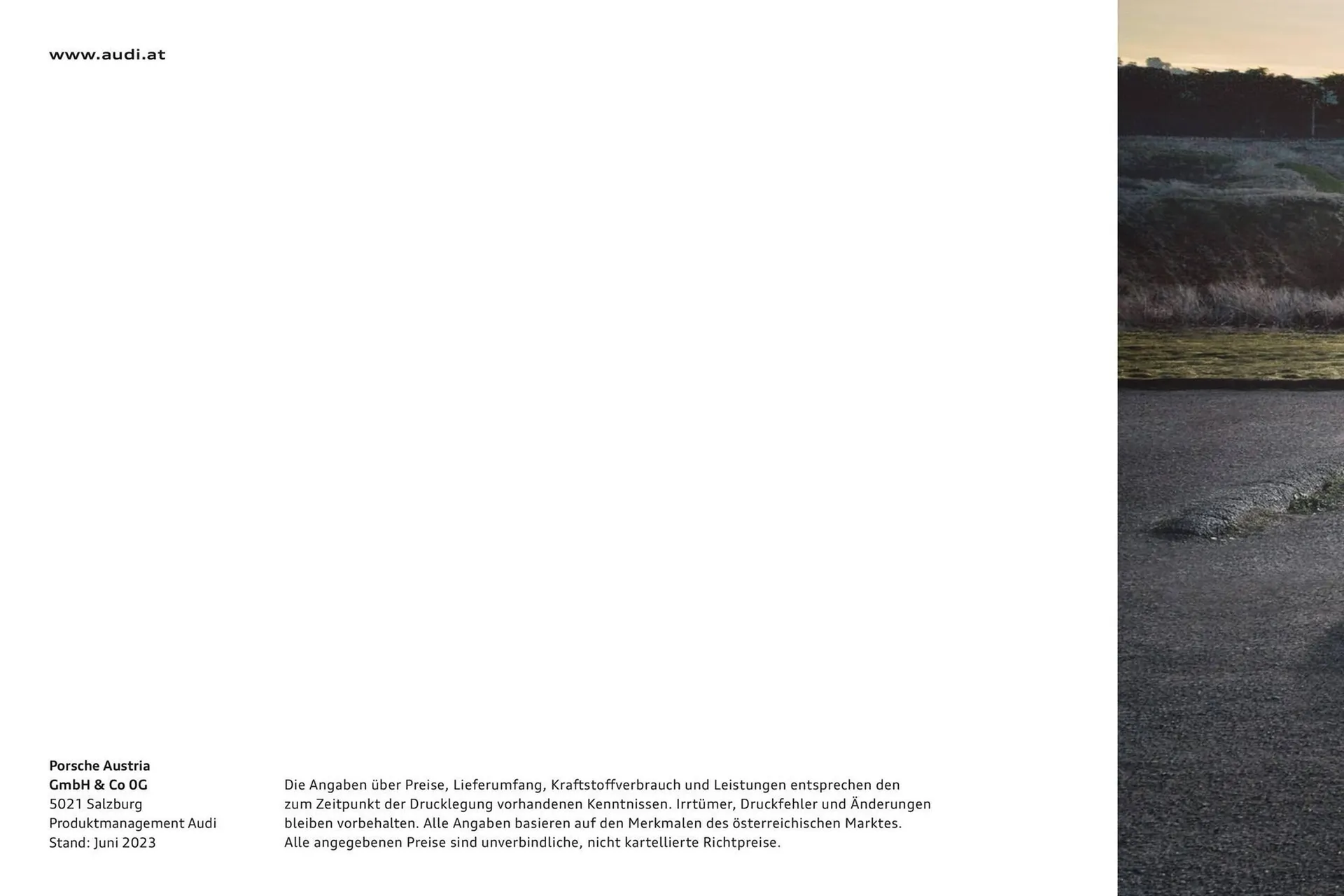 Audi A6 Flugblatt von 2. November bis 2. November 2024 - Flugblätt seite 92