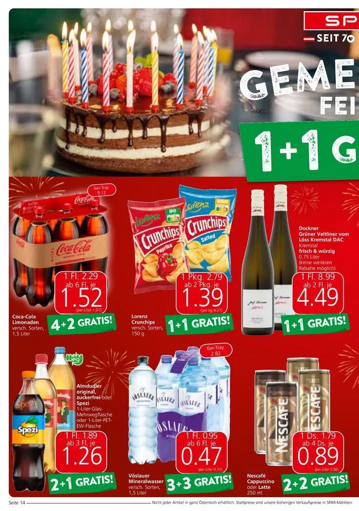 Unsere besten Schnäppchen von 18. September bis 2. Oktober 2024 - Flugblätt seite 14