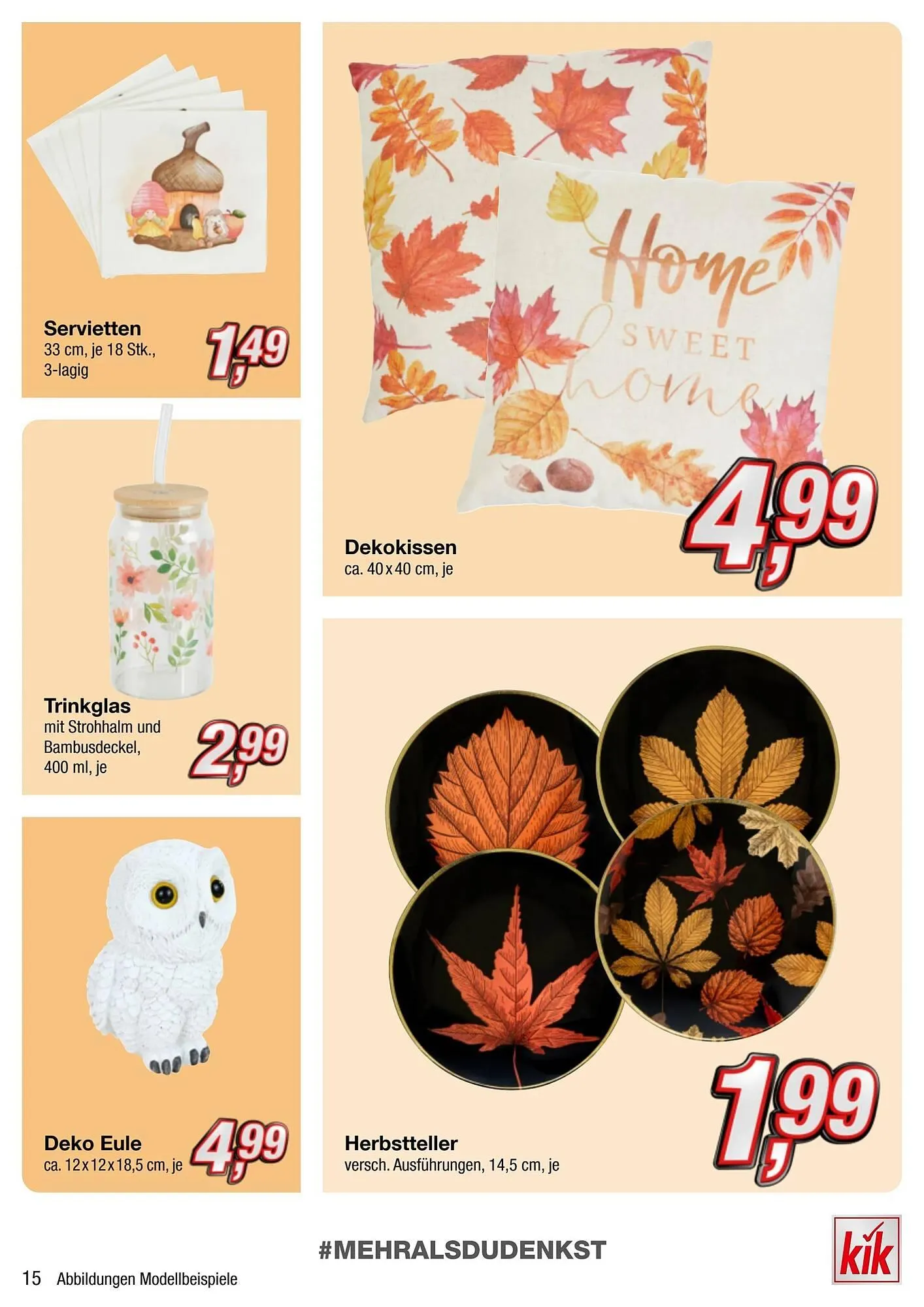 KiK Flugblatt von 16. September bis 1. Oktober 2024 - Flugblätt seite  15
