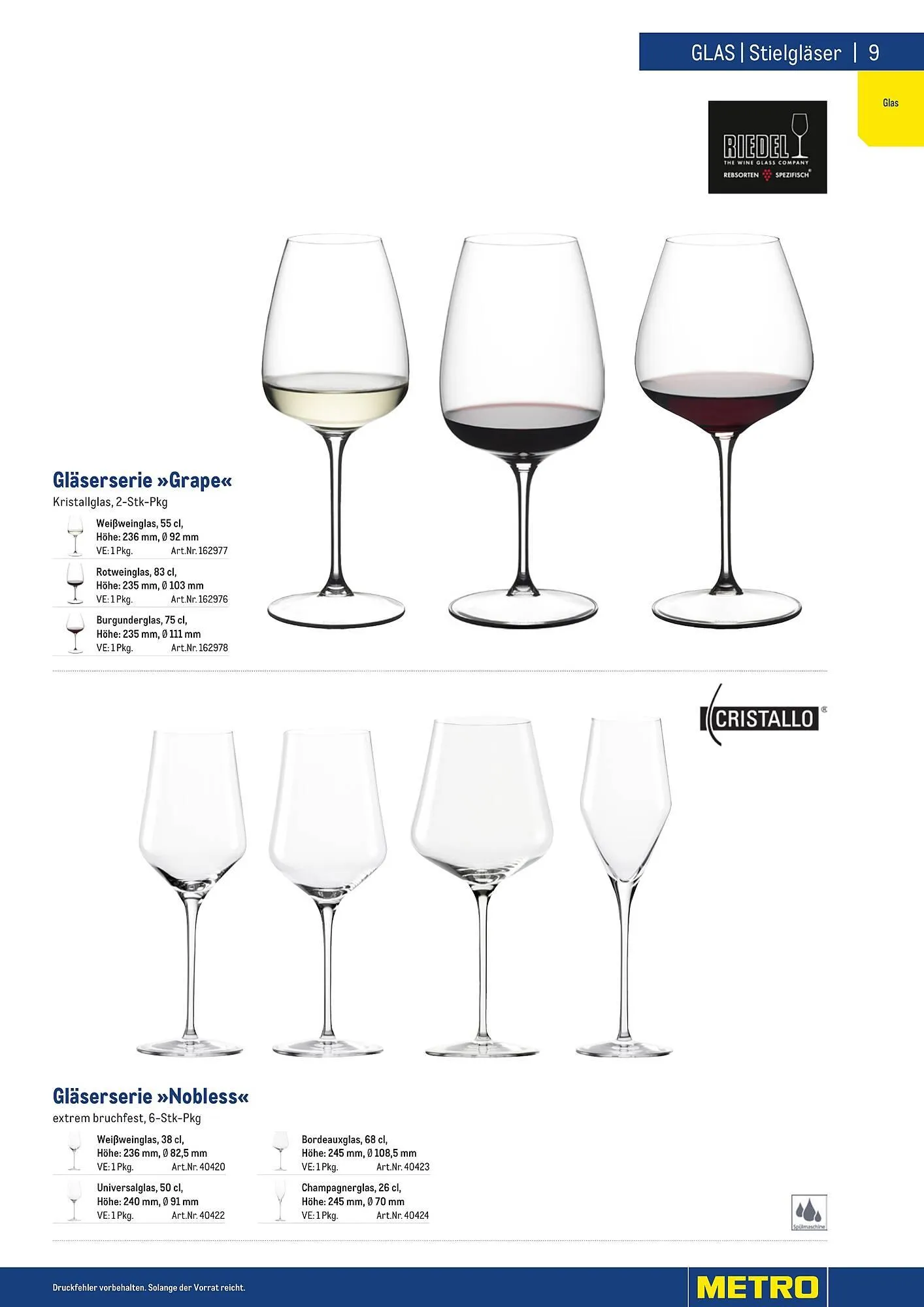 Metro Flugblatt von 25. März bis 31. Dezember 2026 - Flugblätt seite  9