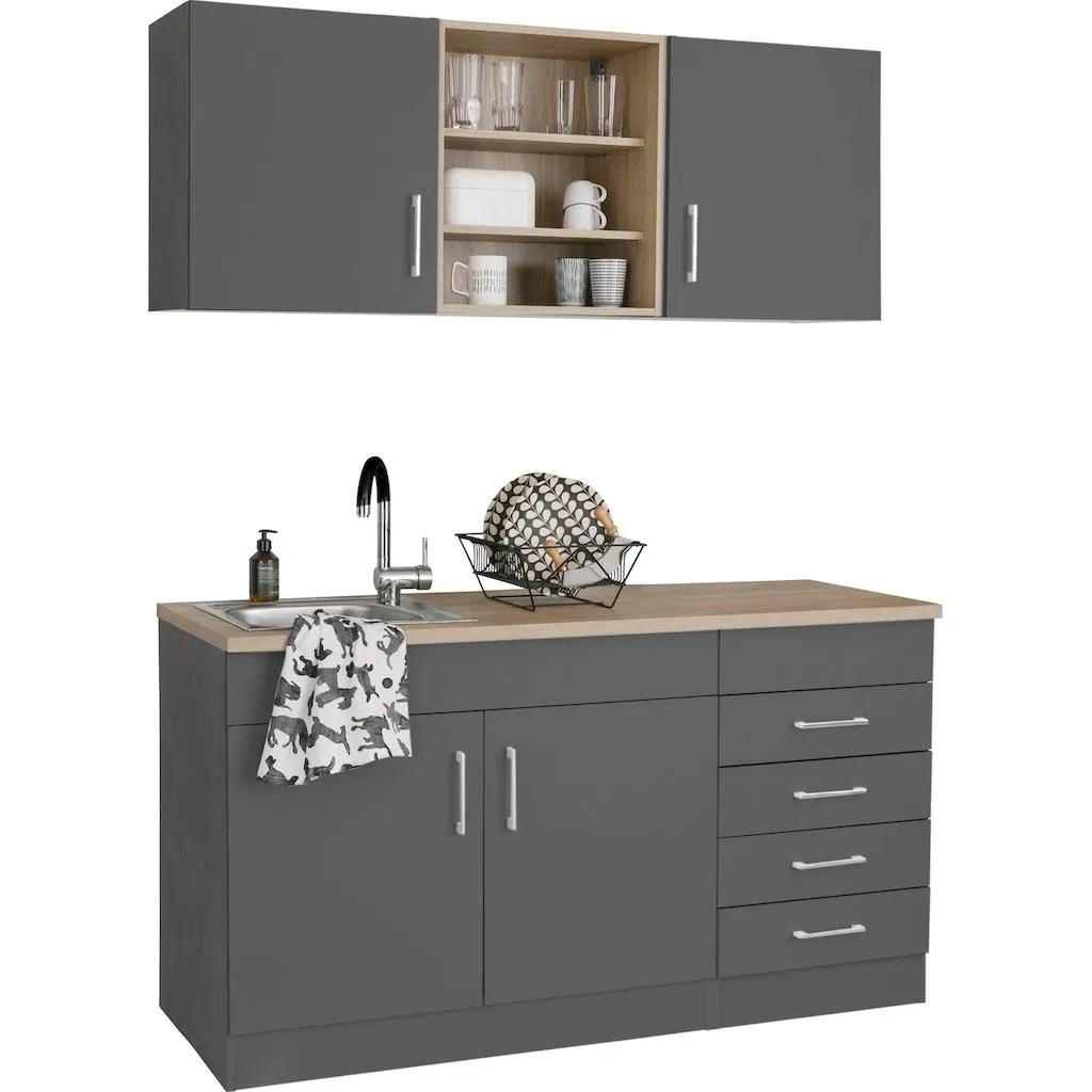 HELD MÖBEL Küche »Mali«, Breite 150 cm, wahlweise mit E-Geräten