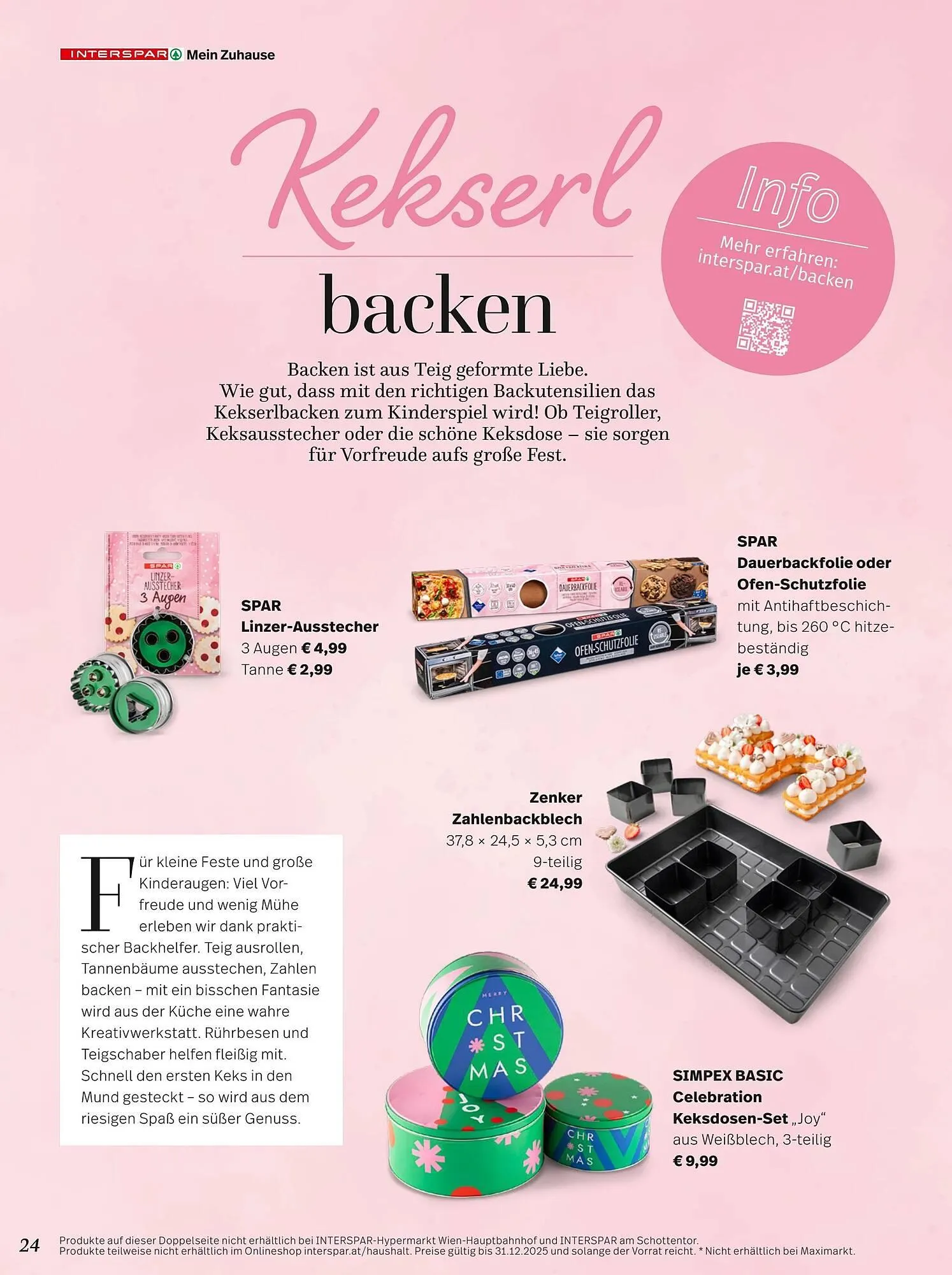 Maximarkt Flugblatt von 29. September bis 1. Jänner 2026 - Flugblätt seite  24