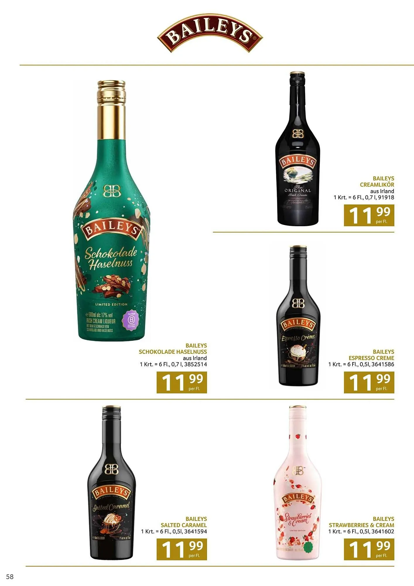 Transgourmet Flugblatt von 13. Oktober bis 24. Dezember 2025 - Flugblätt seite  58