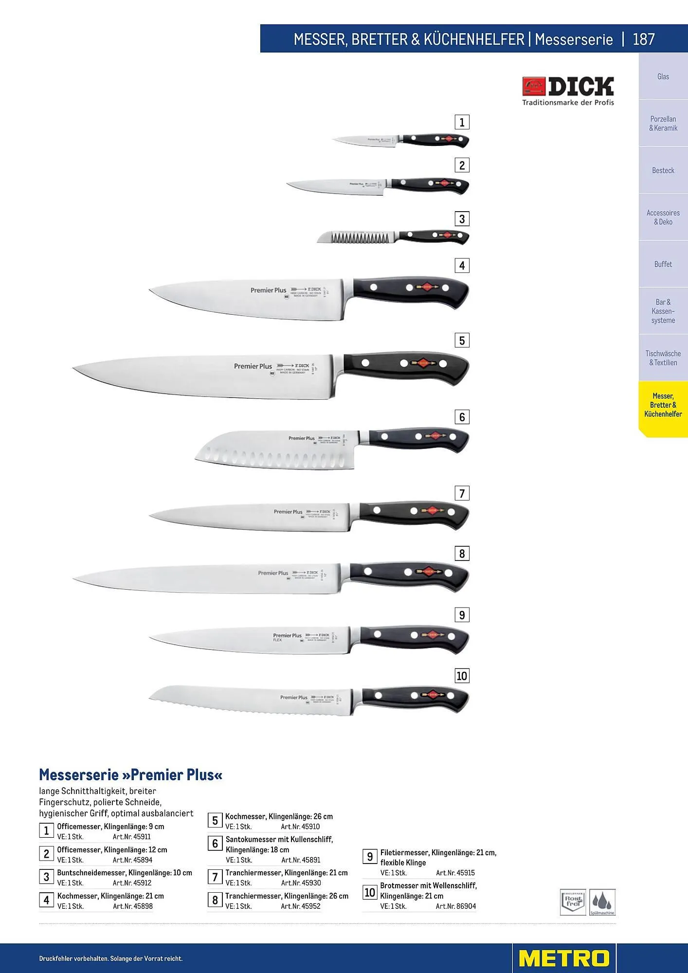 Metro Flugblatt von 25. März bis 31. Dezember 2026 - Flugblätt seite  187