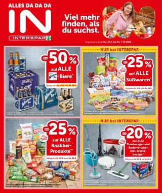 INTERSPAR Flugblatt von 24. September bis 7. Oktober 2026 - Flugblätt seite  1