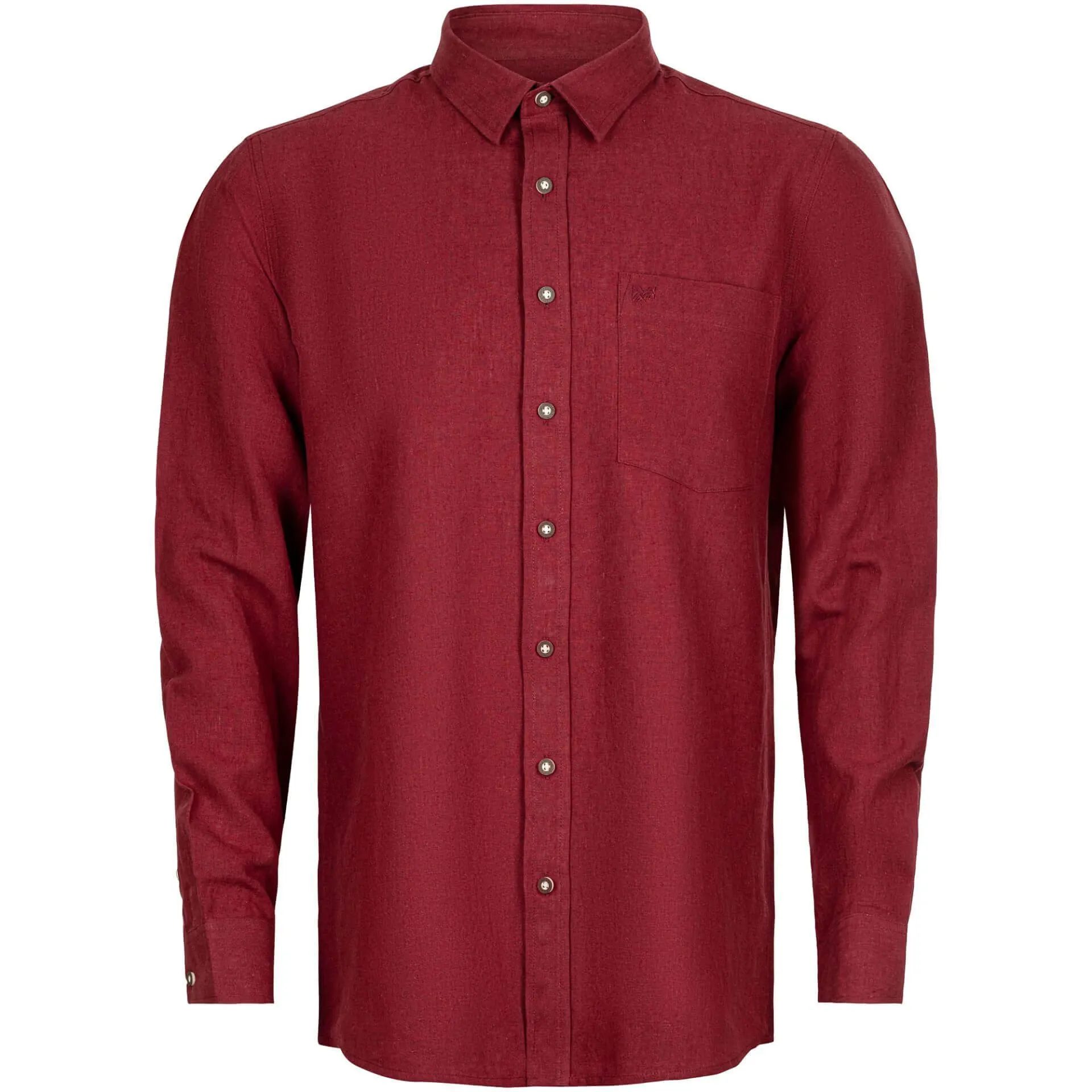 Herren Hemd "Michael" Langarm, Burgund