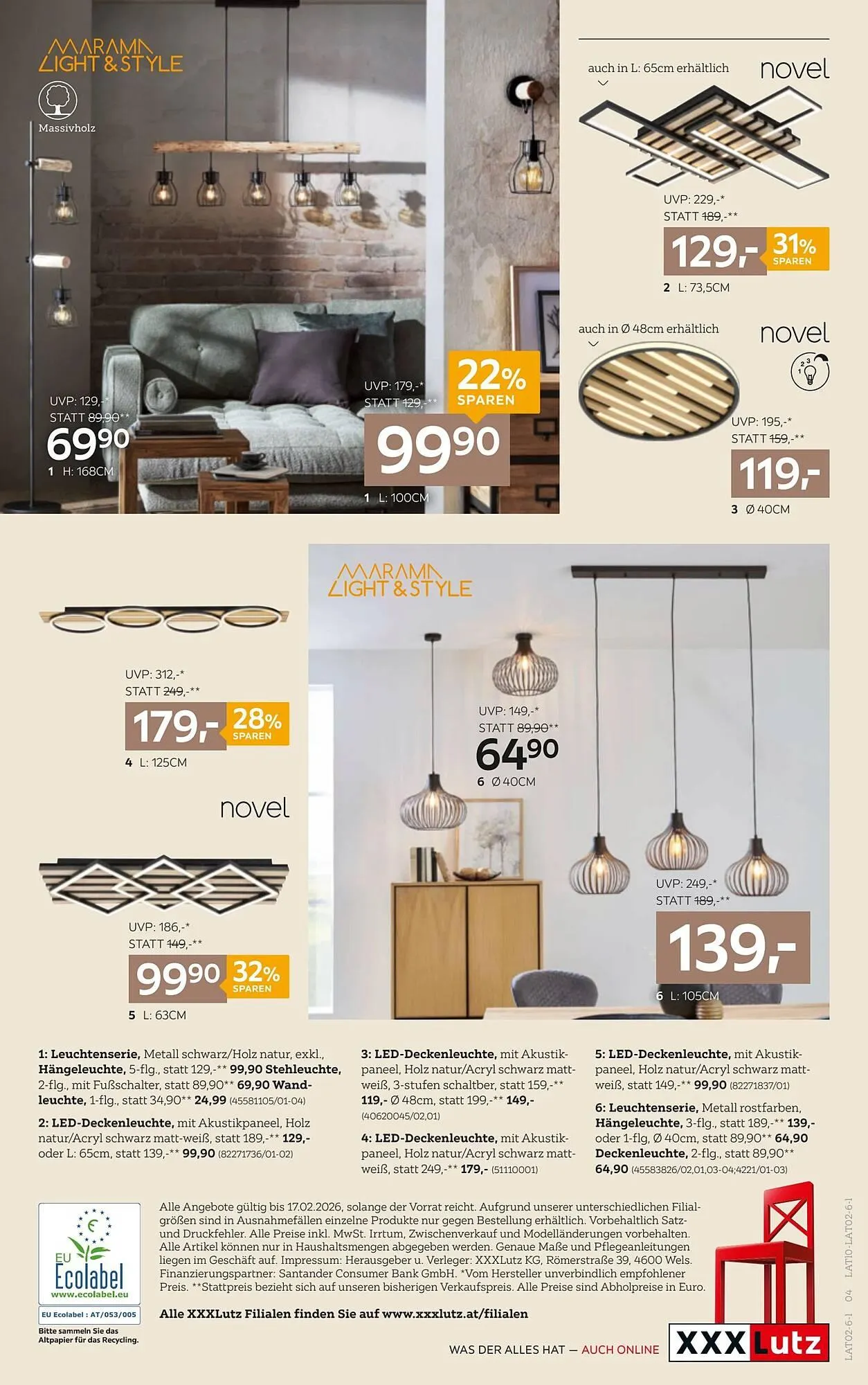 XXXLutz Prospekt von 27. Jänner bis 17. Februar 2026 - Flugblätt seite  4