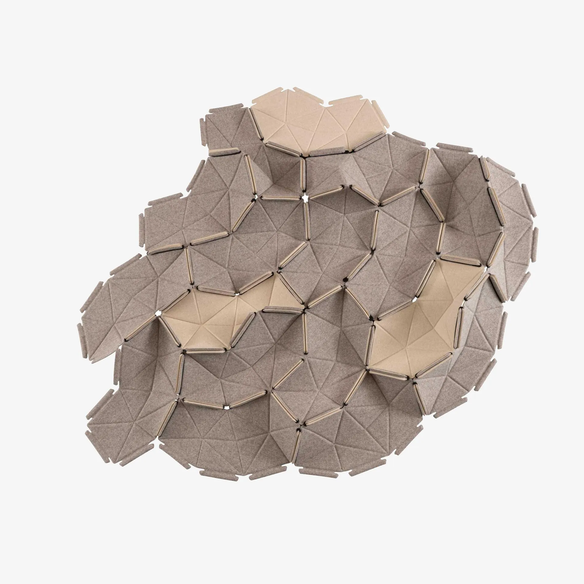 PACKUNG MIT 10 ELEMENTEN DIVINA MD M227/MD203- GREGE/IVOIRE