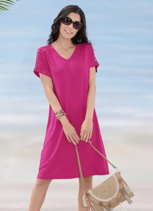 Laurina Zweierpack Kleider mit Stickereispitze