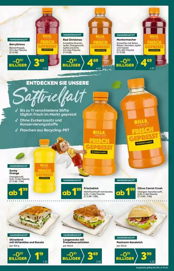 Vorschau BILLA PLUS Wien KW47 von 19. November bis 3. Dezember 2024 - Flugblätt seite 15