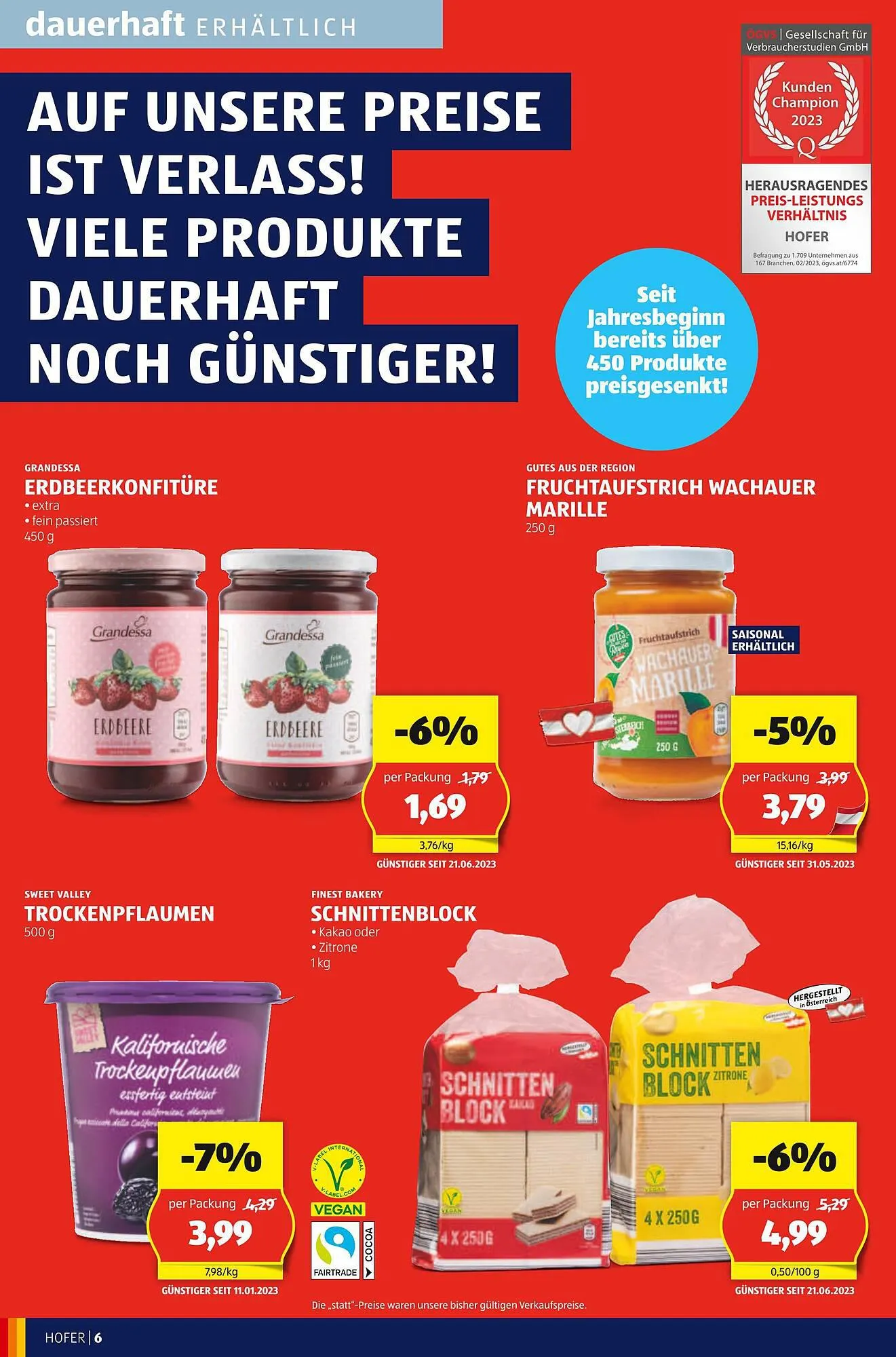 Hofer Flugblatt von 18. August bis 24. August 2023 - Flugblätt seite  6