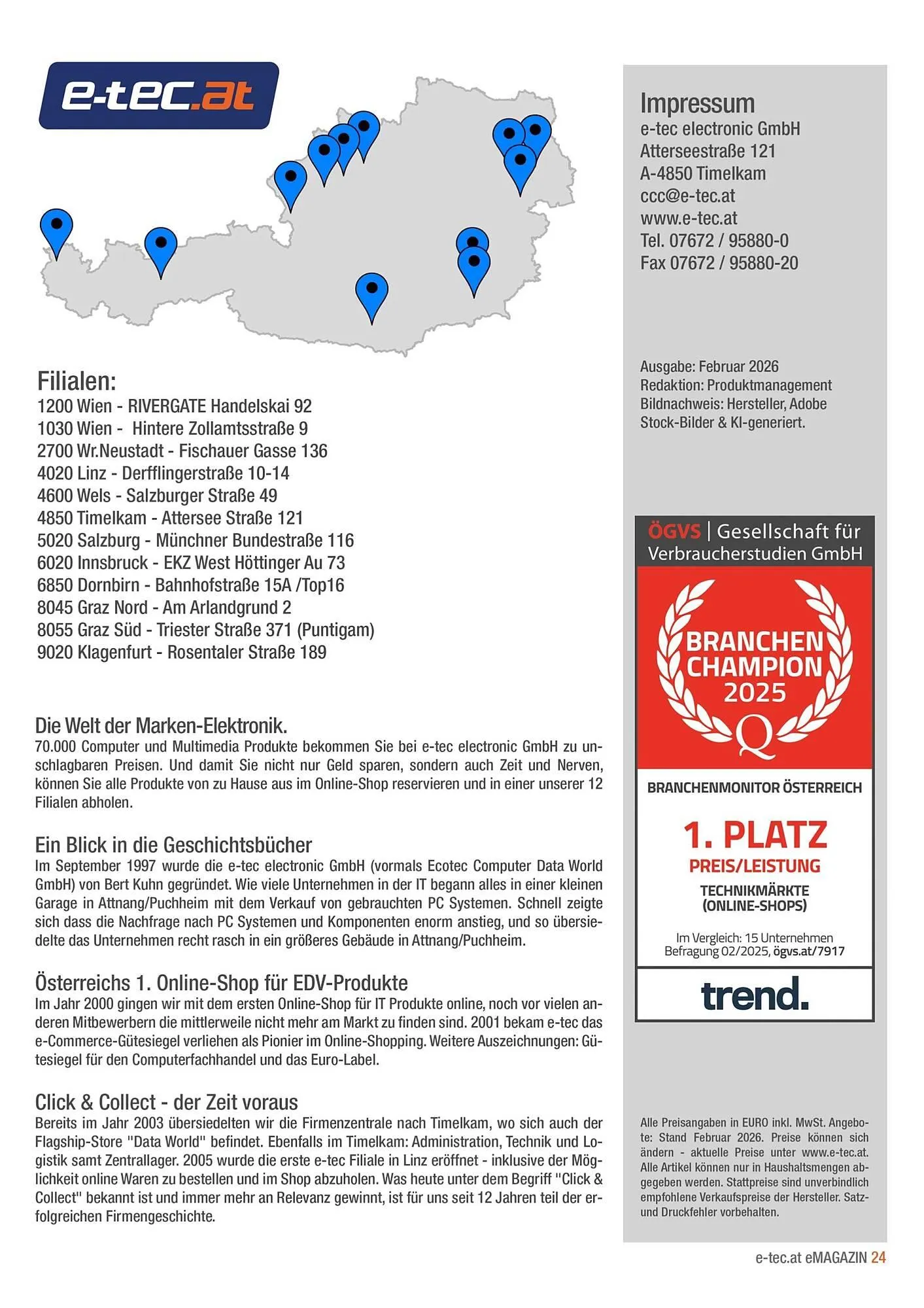 E-tec Flugblatt von 1. Februar bis 1. März 2026 - Flugblätt seite 24