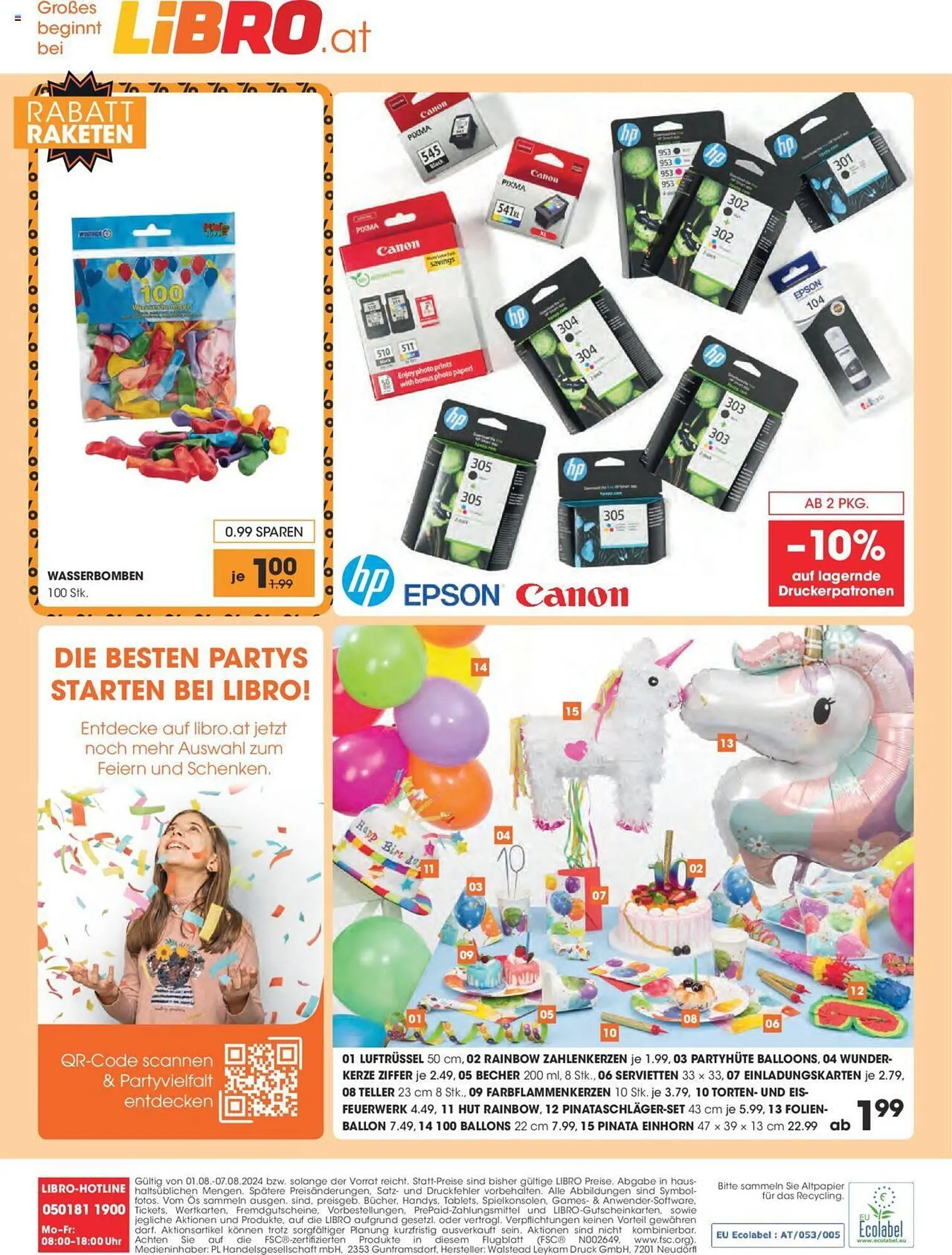 Libro Flugblatt von 1. August bis 7. August 2024 - Flugblätt seite  8