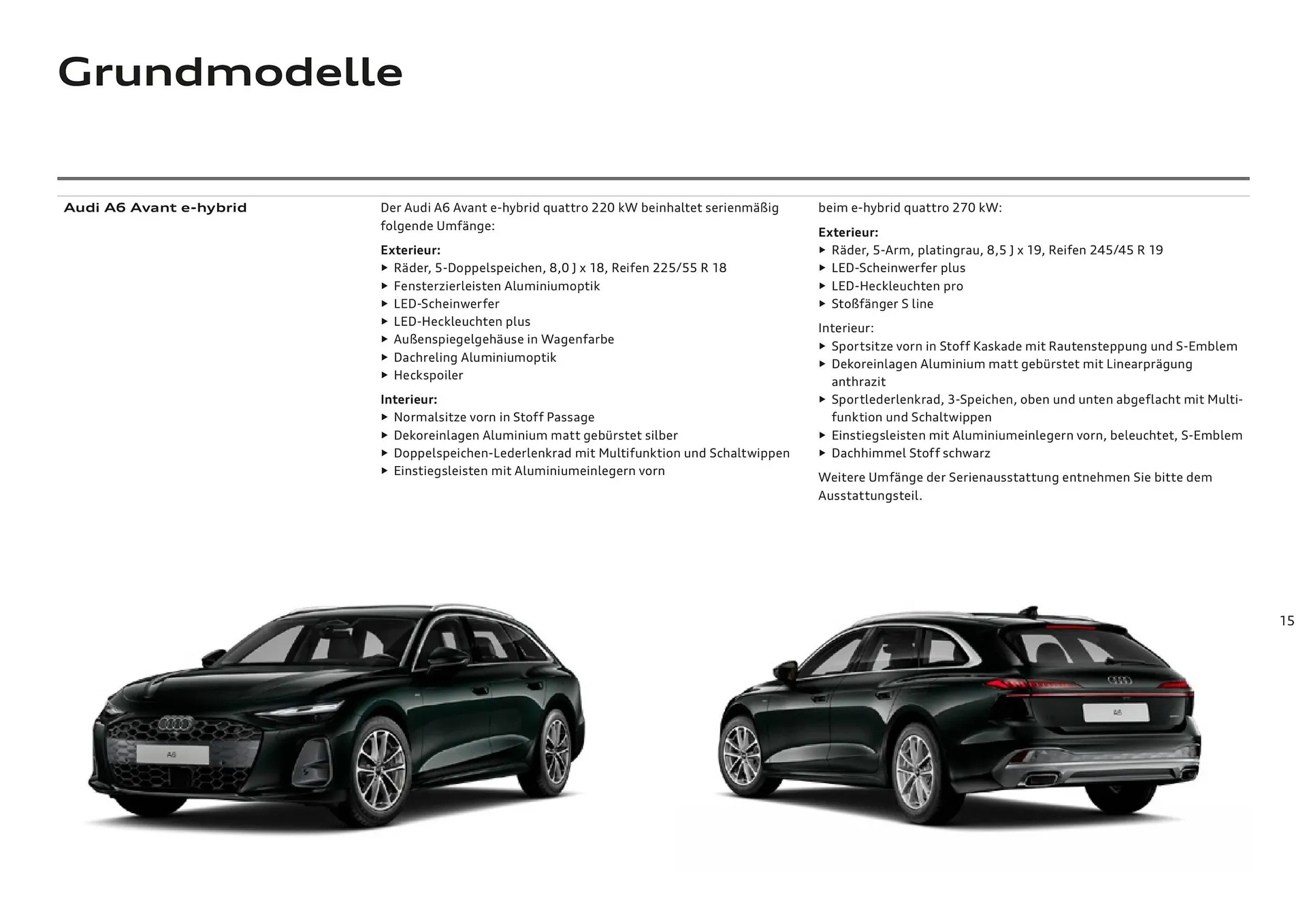 Audi Flugblatt von 20. November bis 22. Juli 2026 - Flugblätt seite  15