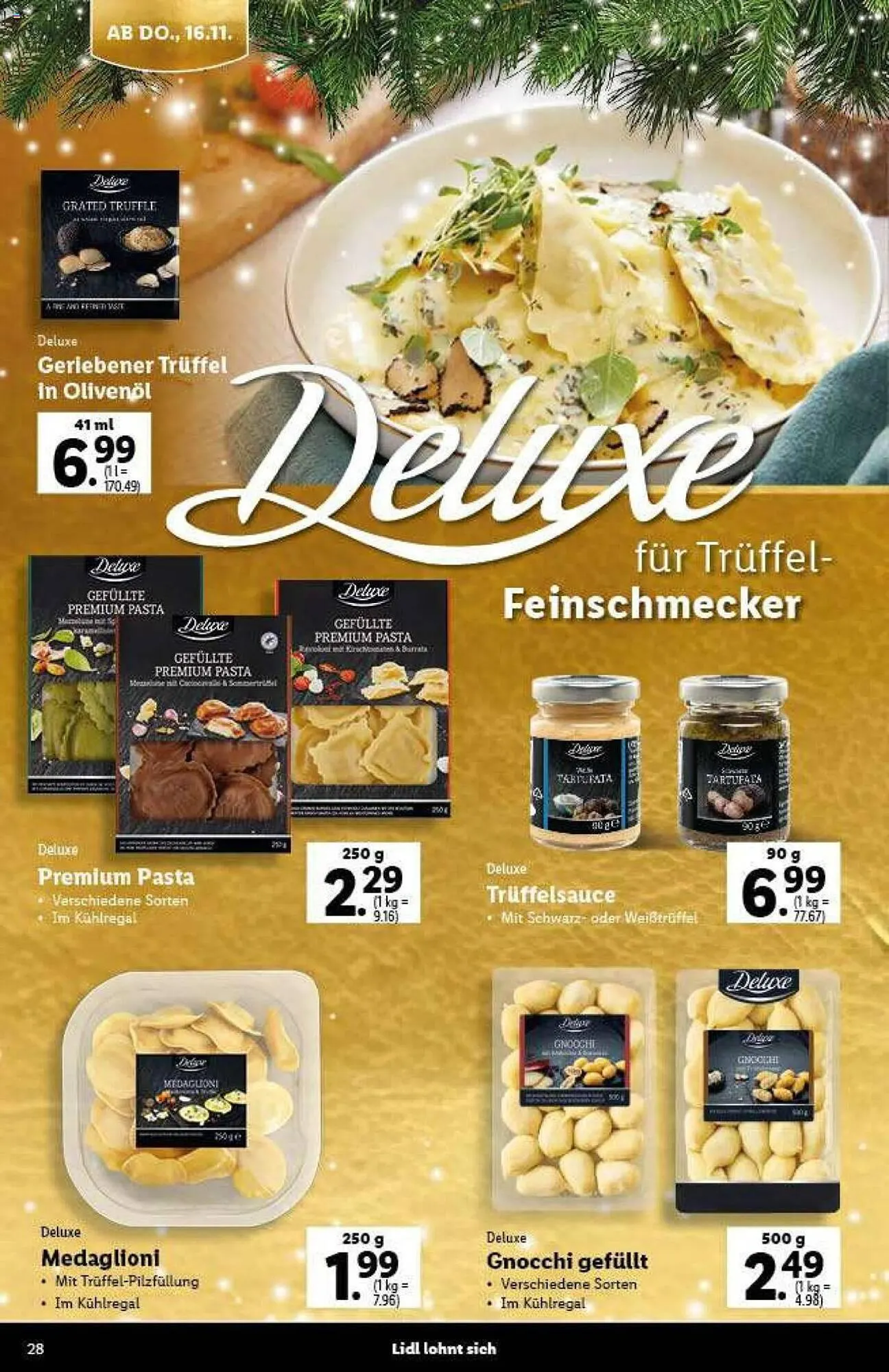 Lidl Flugblatt von 9. November bis 21. Dezember 2023 - Flugblätt seite 28