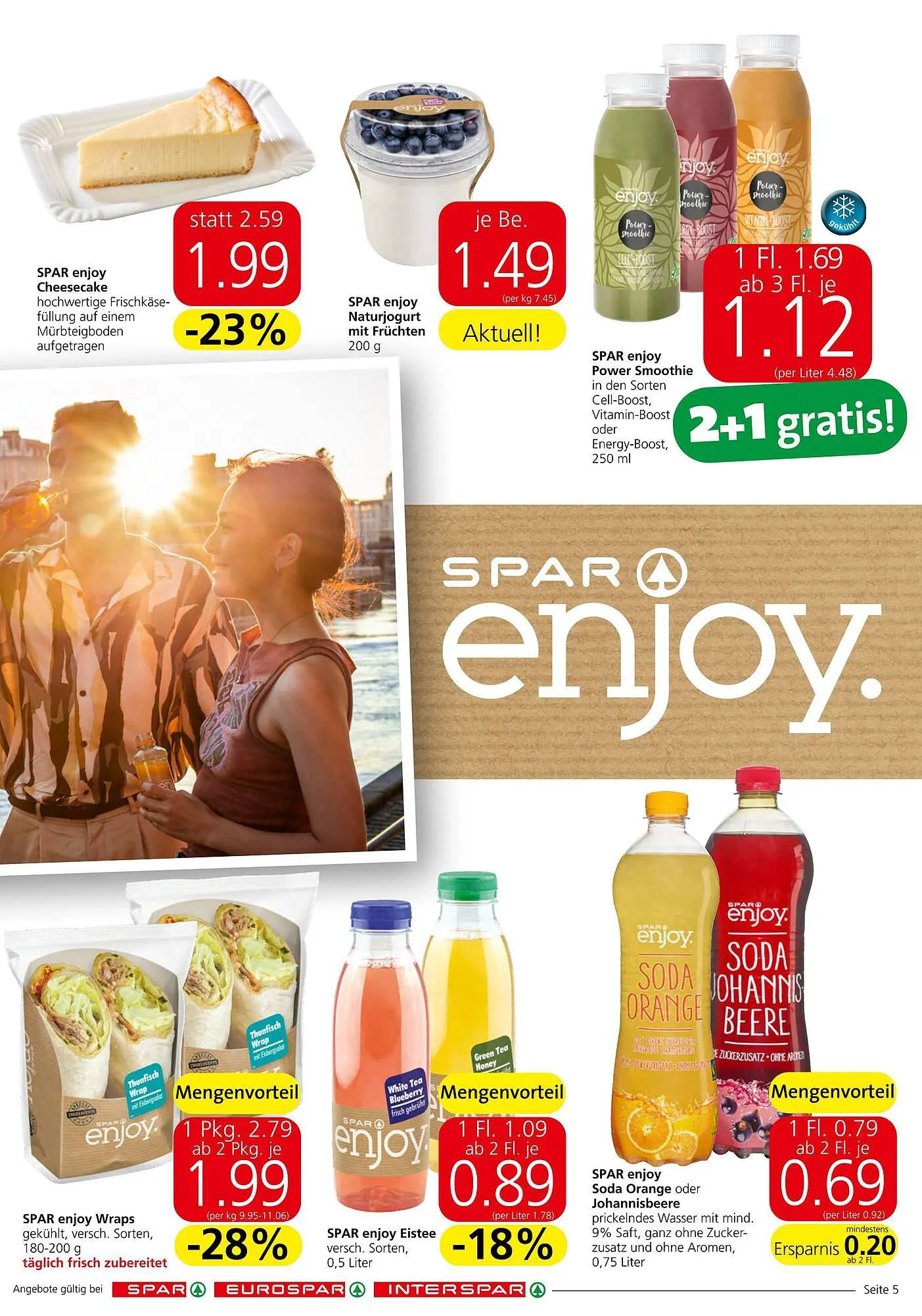 Spar Flugblatt von 14. September bis 27. September 2023 - Flugblätt seite 5