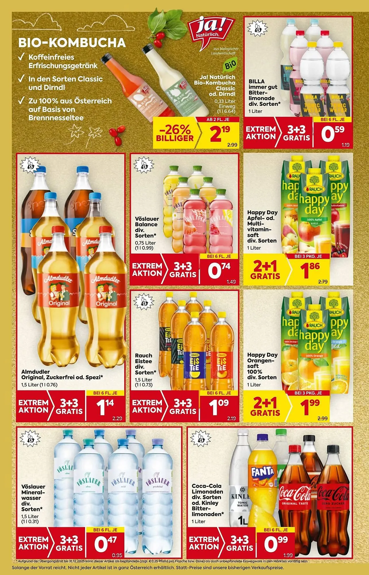 Billa Flugblatt von 27. Dezember bis 31. Dezember 2025 - Flugblätt seite  12