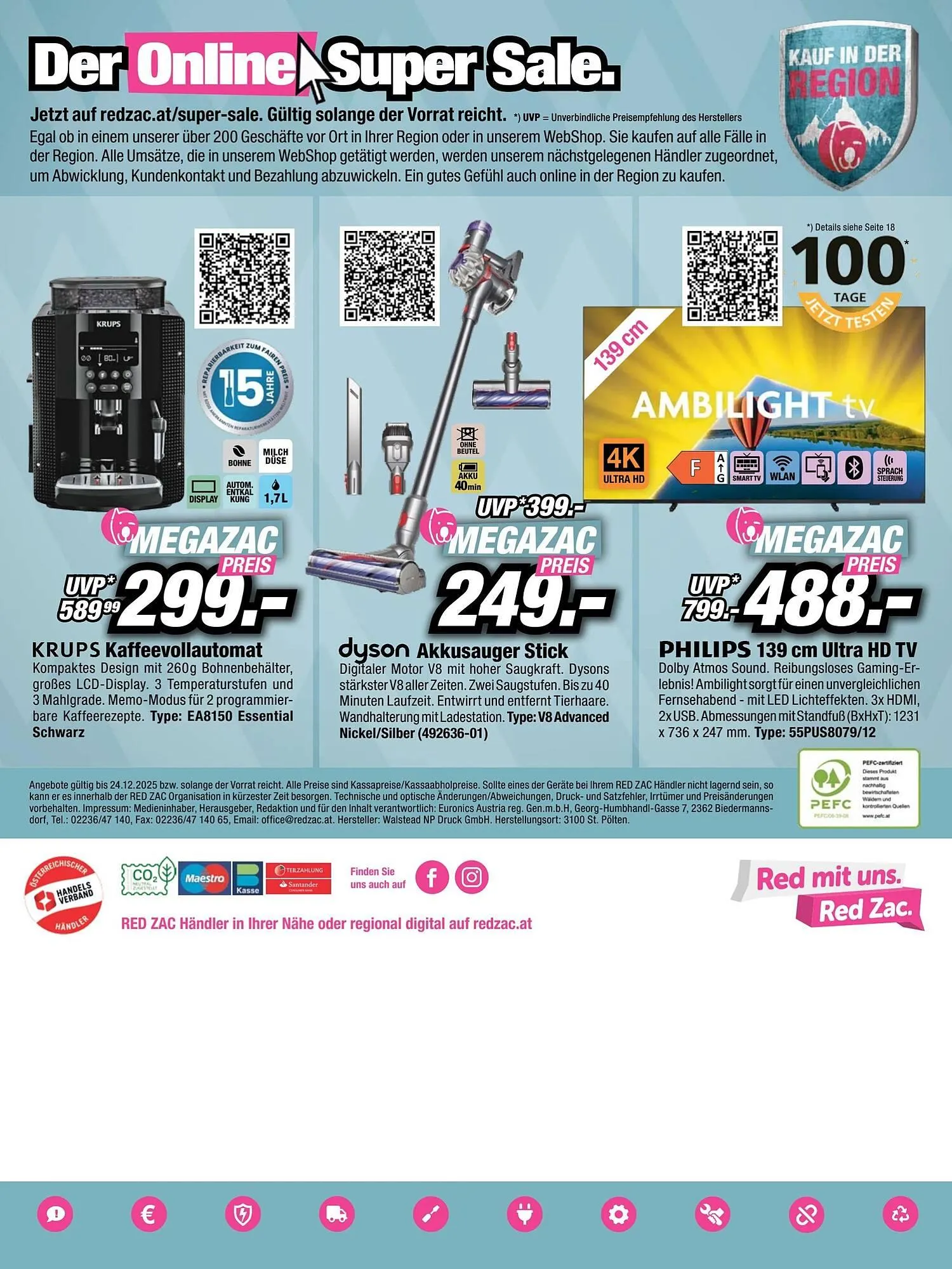Red Zac Flugblatt von 7. Dezember bis 25. Dezember 2025 - Flugblätt seite  24