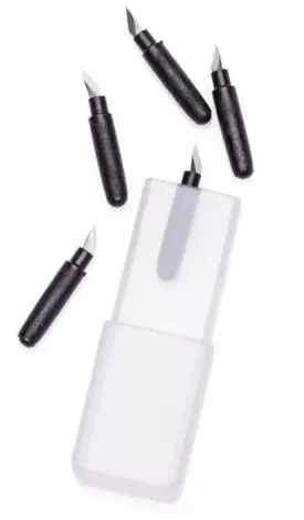 buttinette Ersatzklingen für Präzisionsmesser 360°, 5 Stück