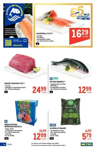 METRO Flugblatt -Profi von 19. März bis 1. April 2026 - Flugblätt seite 20