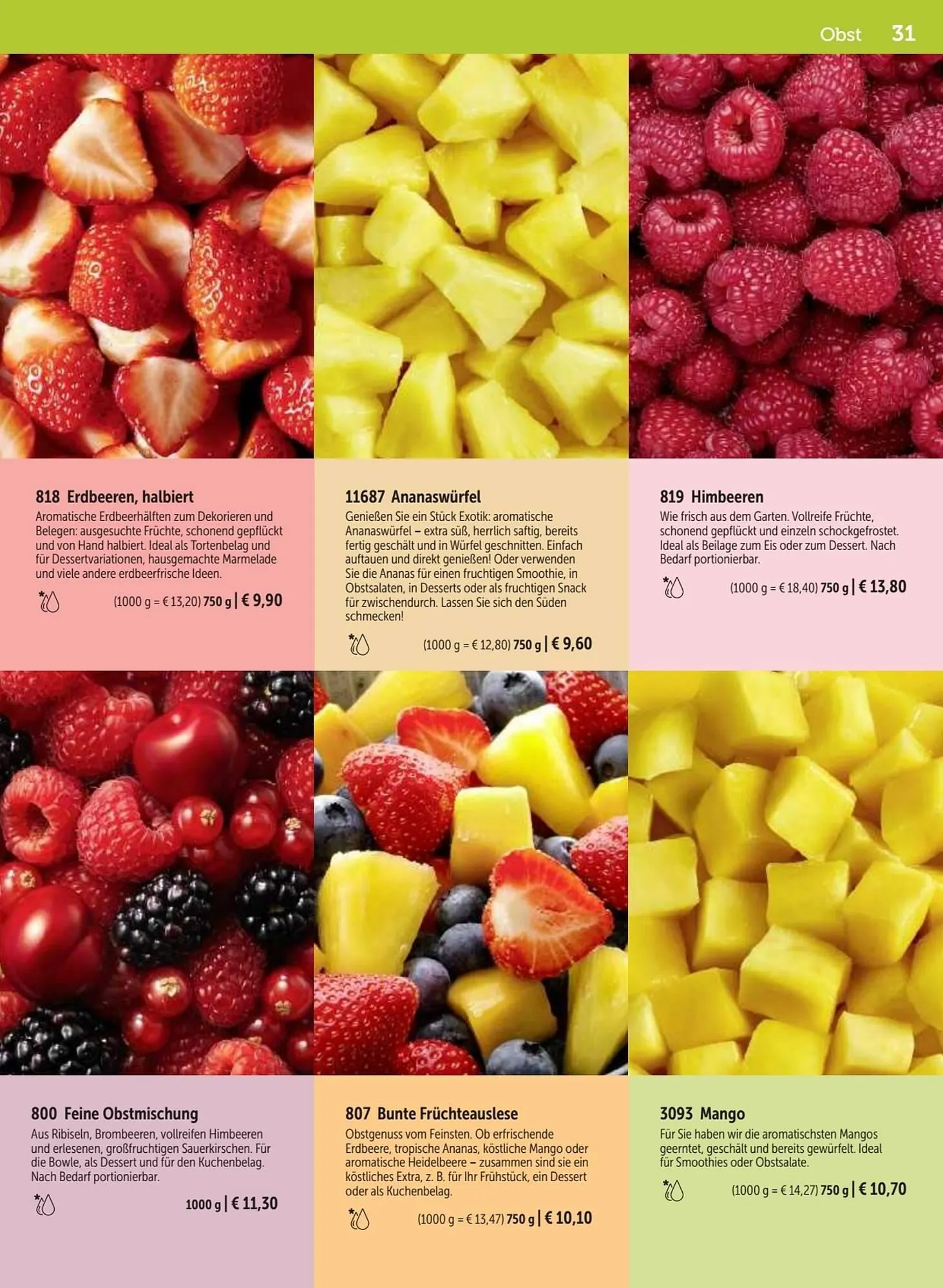 Bofrost Flugblatt von 25. September bis 29. Februar 2024 - Flugblätt seite  31