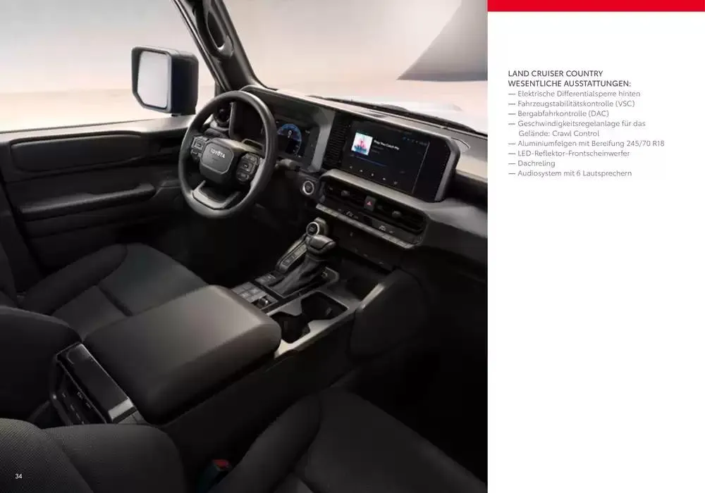 Toyota Land Cruiser von 12. Februar bis 12. Februar 2026 - Flugblätt seite 34