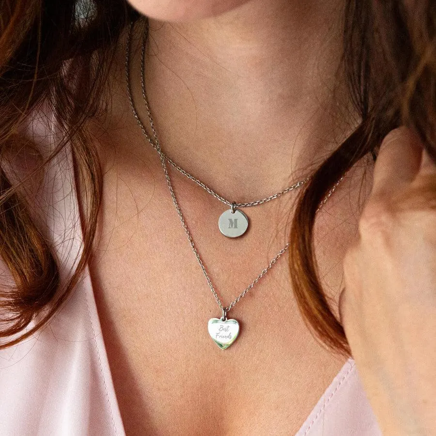 Halskette 42cm Tessa silber mit persönlicher Gravur