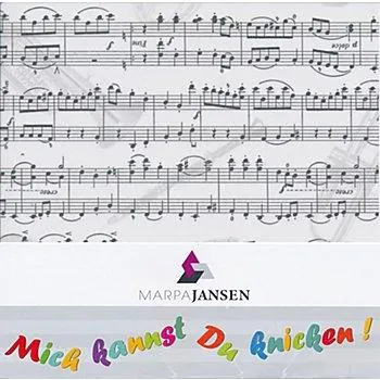 Transparentpapier-Faltblätter "Noten", 15 x 15 cm, 32 Blatt